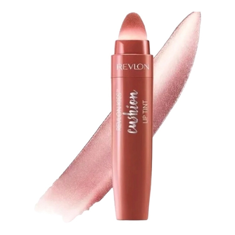 Revlon Kiss Cushion Lip Tint 200 Fancy Rose New  .15 fl oz